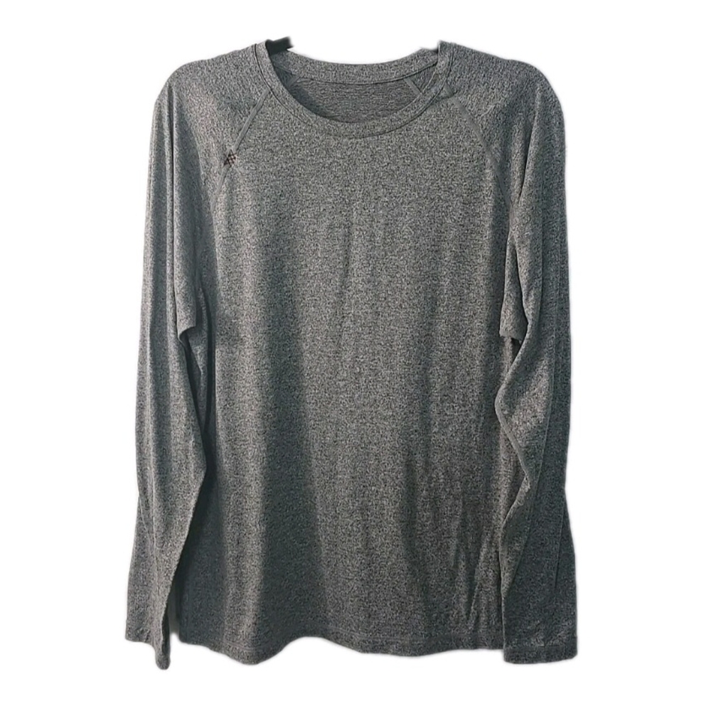 Rhone Men's Performance Shirt Size Large Long Sleeve Light Gray